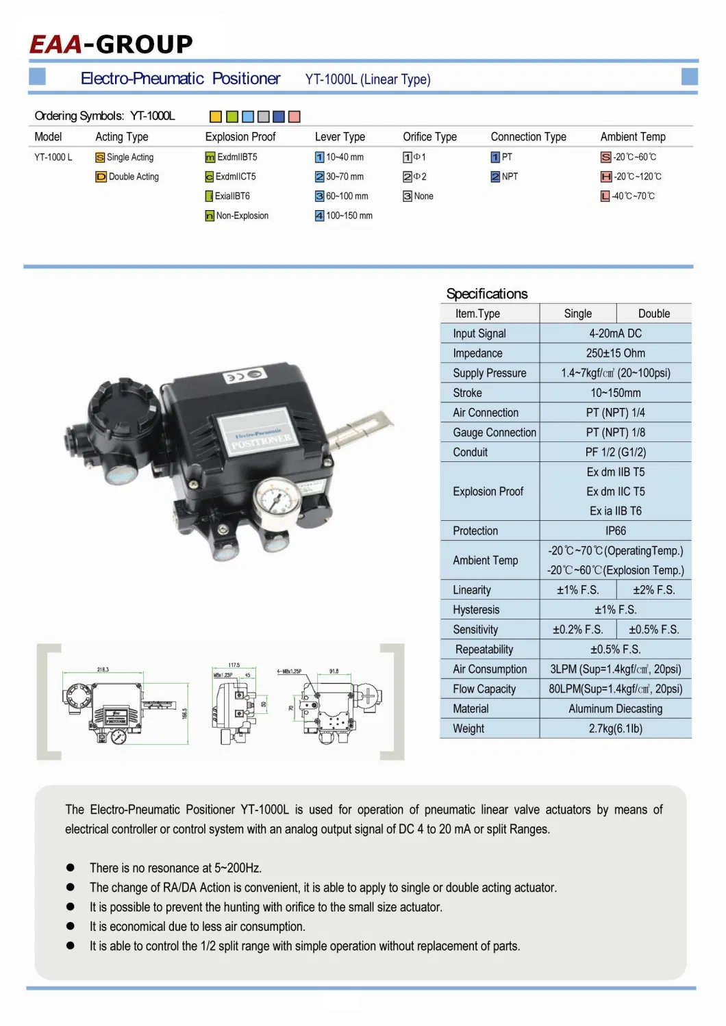 Ytc Linear Positioner China Manufacturer